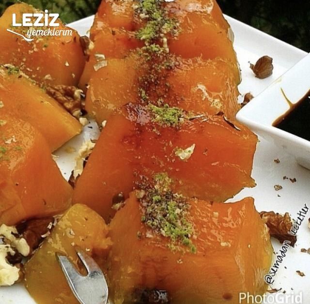 Pekmezli Cevizli Kabak Tatlısı