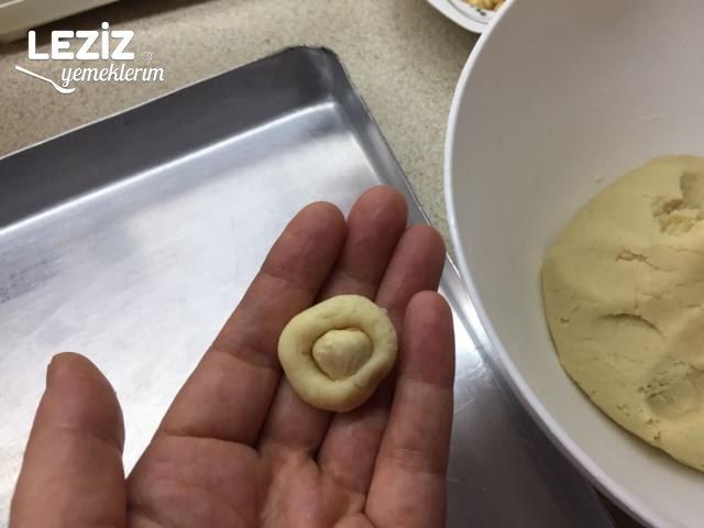 Tek Atımlık Fındık Dolgulu Kurabiye