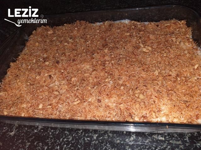 Muhallebili Kadayıf Tarifi (Aşama Fotoğraflarıyla)