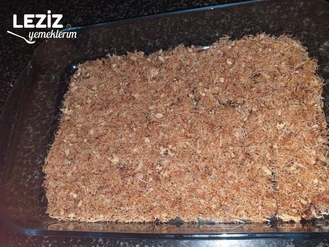 Muhallebili Kadayıf Tarifi (Aşama Fotoğraflarıyla)