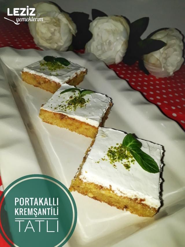 Portakallı Kremşantili Tatlı