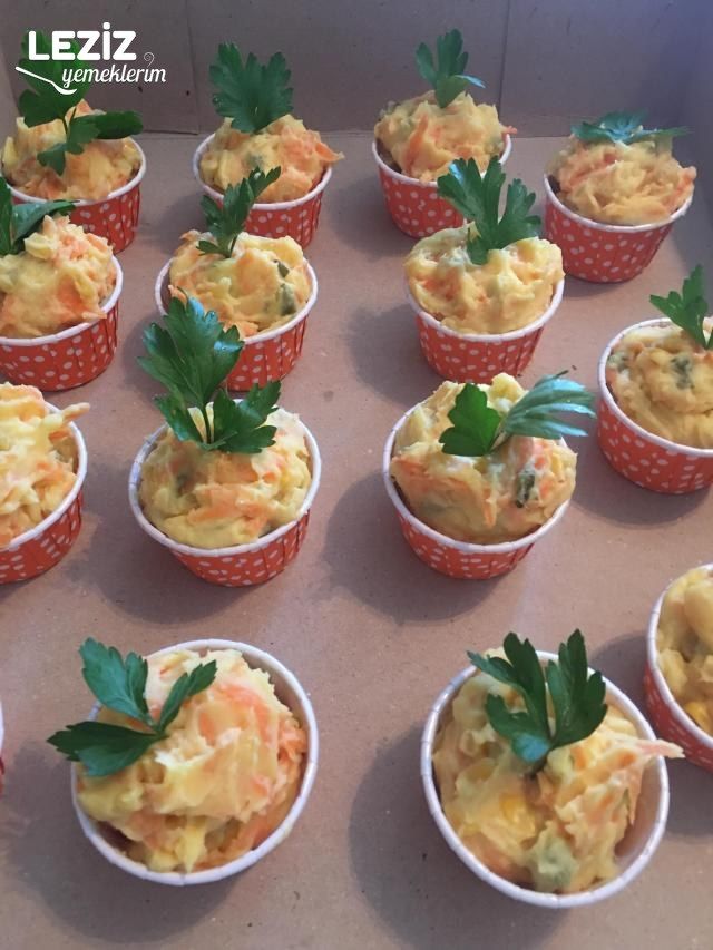 Muffin Kabında Patates Salatası