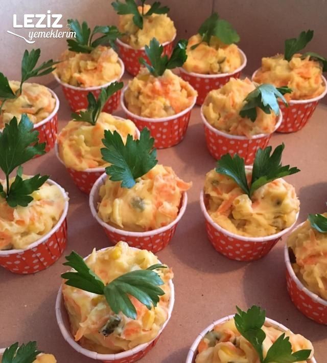 Muffin Kabında Patates Salatası