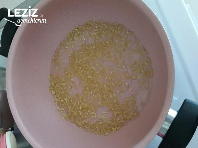 Islatmadan Pirinç Pilavı