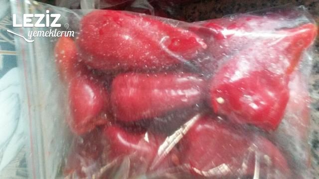 Dondurucuya Bütün Kapya Biber Koymak