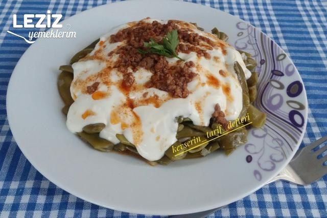 Enfes Kıymalı Taze Fasulye Boranisi
