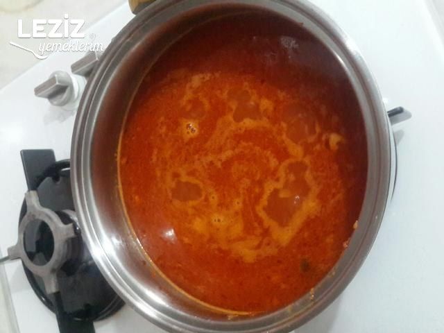 Kıymalı Sebzeli Tel Şehriye Çorbası