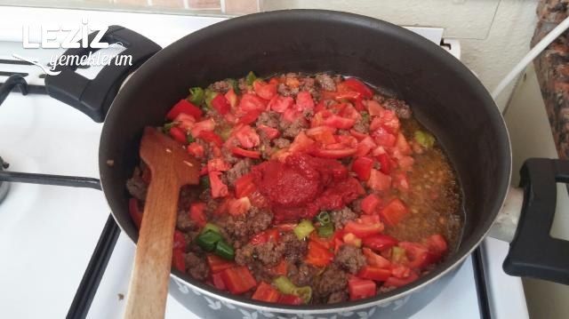 Kıymalı Mantar Yemeği