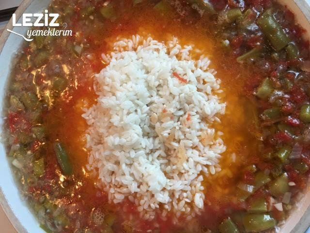 Taze Fasülyeli Pilav