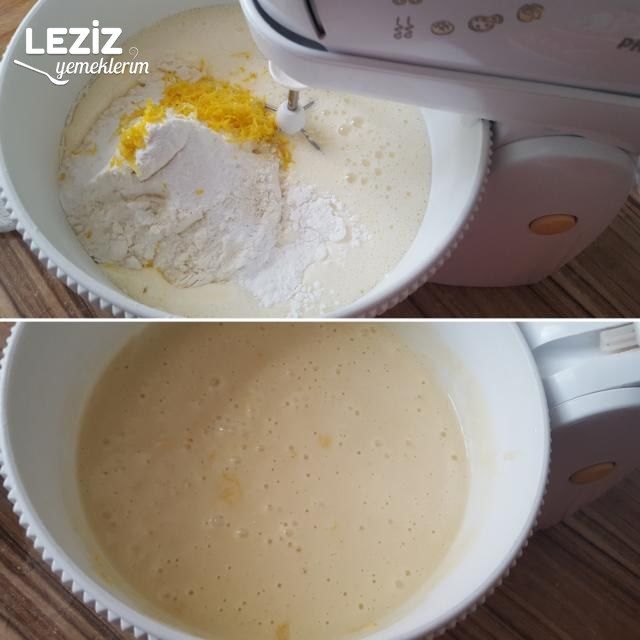 Bol Limonlu Ve Kakao Çizgili Kek (Pofuduk Kek) Leziz Yemeklerim