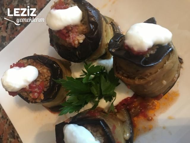 Patlıcanlı Bulgurlu Rulo