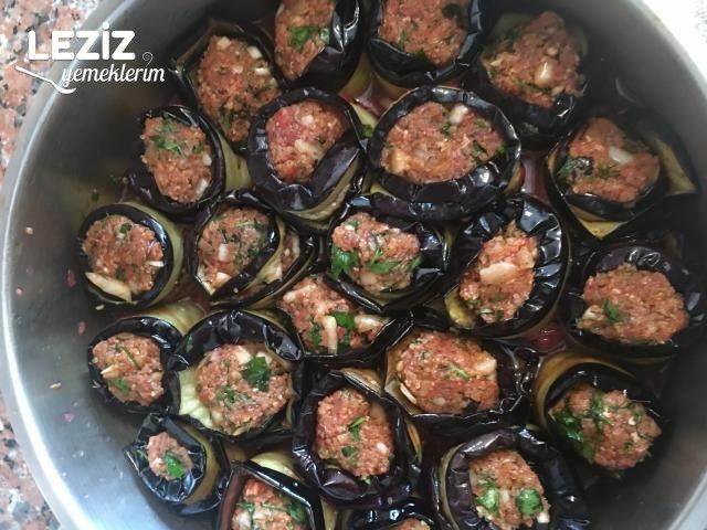 Patlıcanlı Bulgurlu Rulo