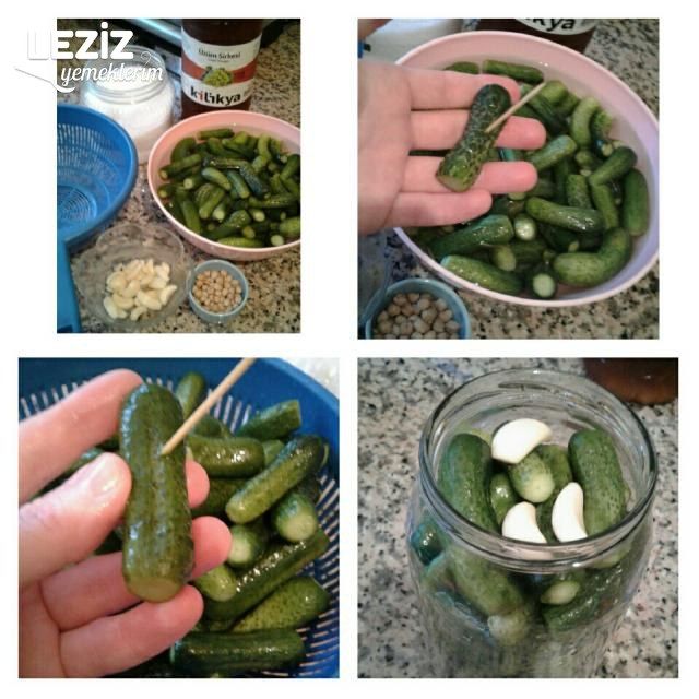 Kornişon Turşusu Nasıl Yapılır?