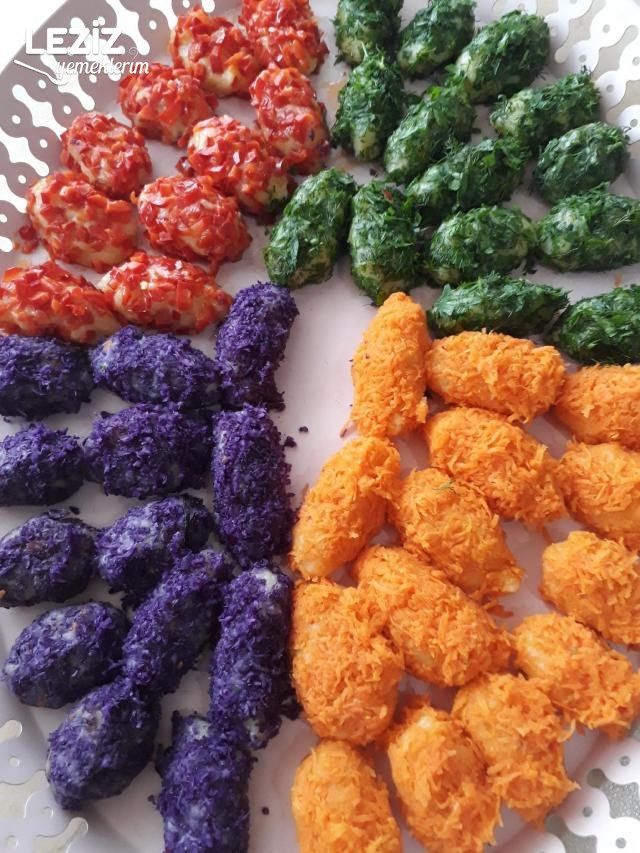 Renkli Patates Topları Tarifi