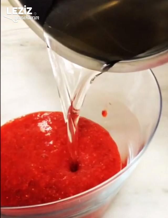 Çilek Sorbe Tarifi