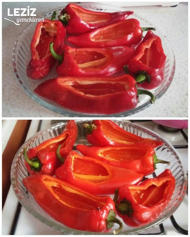 Kırmızı Biber Çanağında Kremalı Tavuk Tarifi