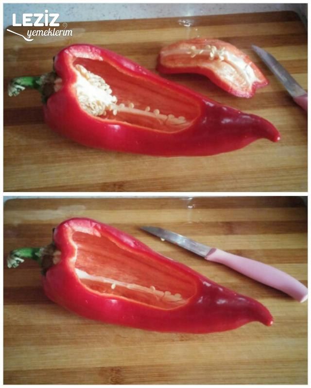 Kırmızı Biber Çanağında Kremalı Tavuk Tarifi