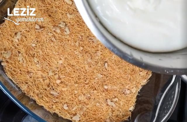 Damla Sakızlı Muhallebili Kadayıf  (Favoriniz Olacak)