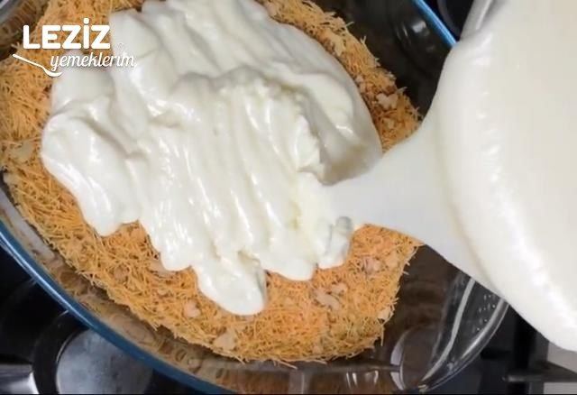 Damla Sakızlı Muhallebili Kadayıf  (Favoriniz Olacak)