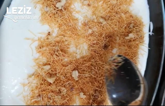 Damla Sakızlı Muhallebili Kadayıf  (Favoriniz Olacak)