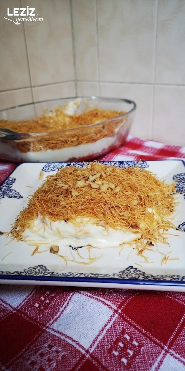 Damla Sakızlı Muhallebili Kadayıf  (Favoriniz Olacak)