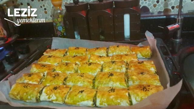 Unlu Sirkeli Ispanaklı Çıtır Börek