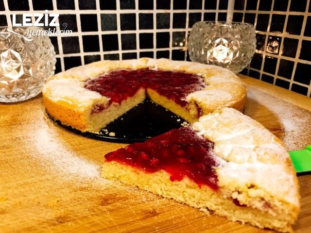 Kek Kalıbında Narlı Kurabiye Tart (Muhteşem) Leziz Yemeklerim