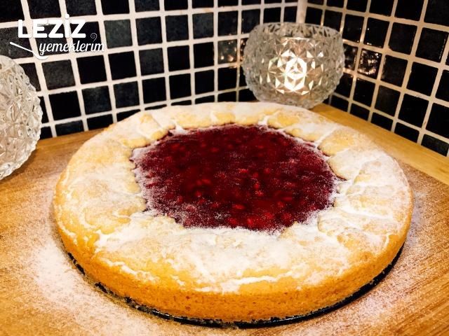 Kek Kalıbında Narlı Kurabiye Tart (Muhteşem) Leziz Yemeklerim