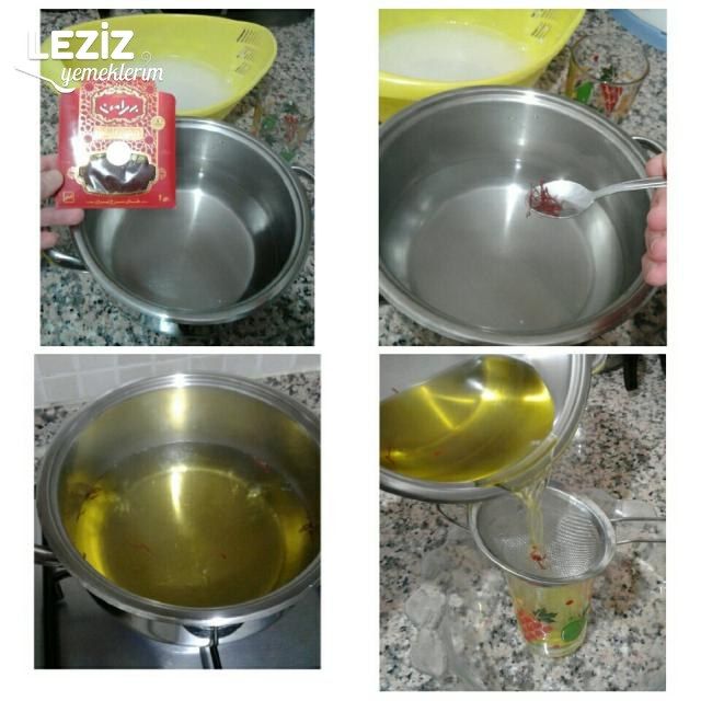 Safranlı Pilav Yapımı