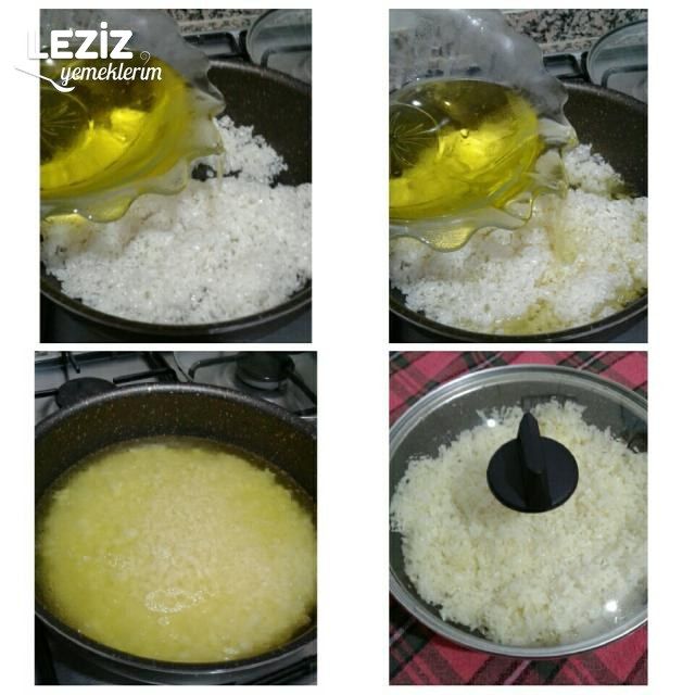 Safranlı Pilav Yapımı