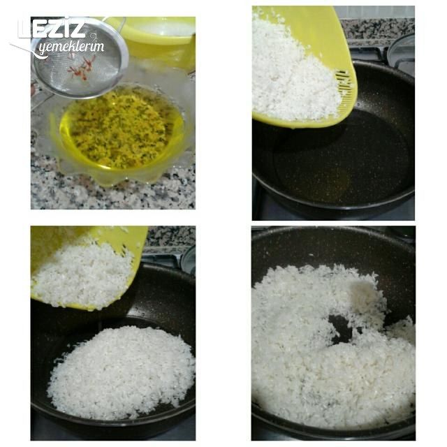 Safranlı Pilav Yapımı