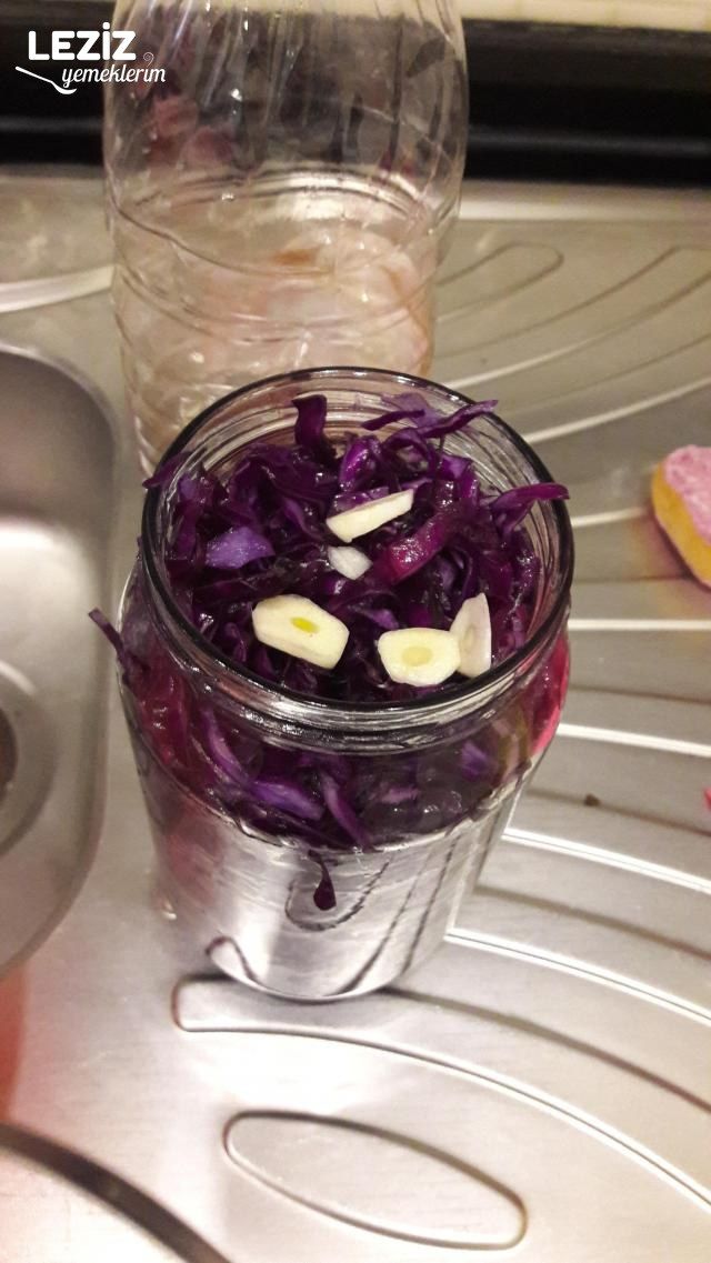 Kırmızı Lahana Turşusu (Kavanozda)