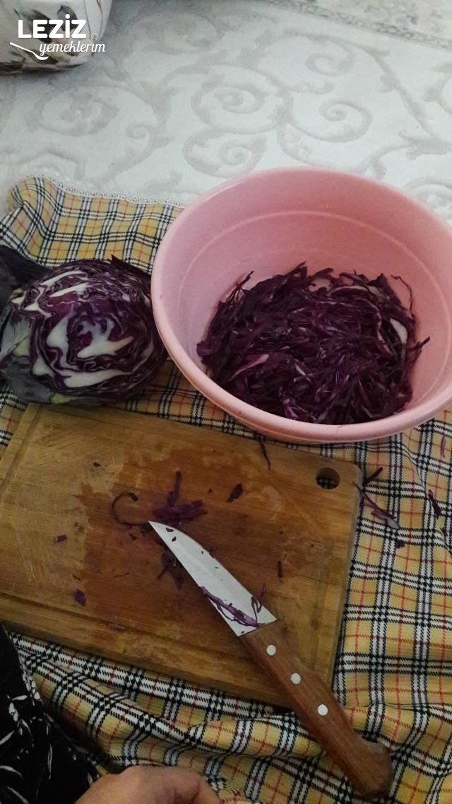 Kırmızı Lahana Turşusu (Kavanozda)