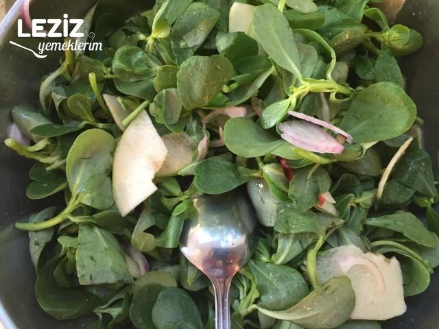 Meyveli Semizotu Salatası