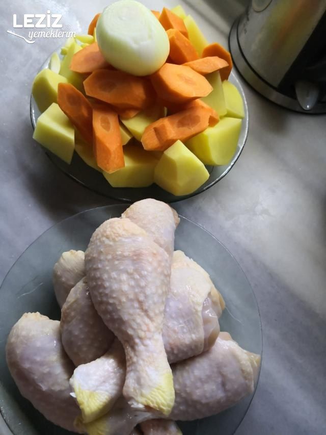 Sebzeli Tavuk Baget Haşlama