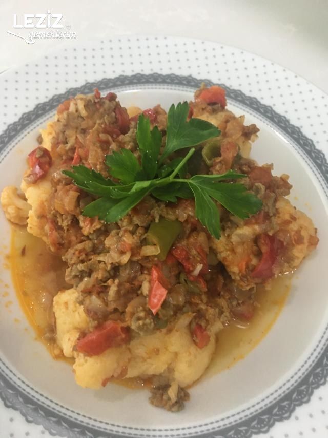 Kıymalı Karnabahar Yemeği Tarifi