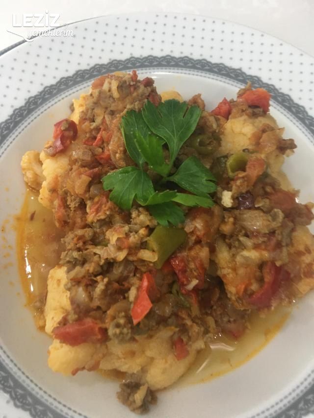 Kıymalı Karnabahar Yemeği Tarifi