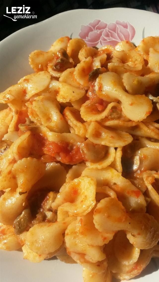 Mantarlı Fiyonk Makarna