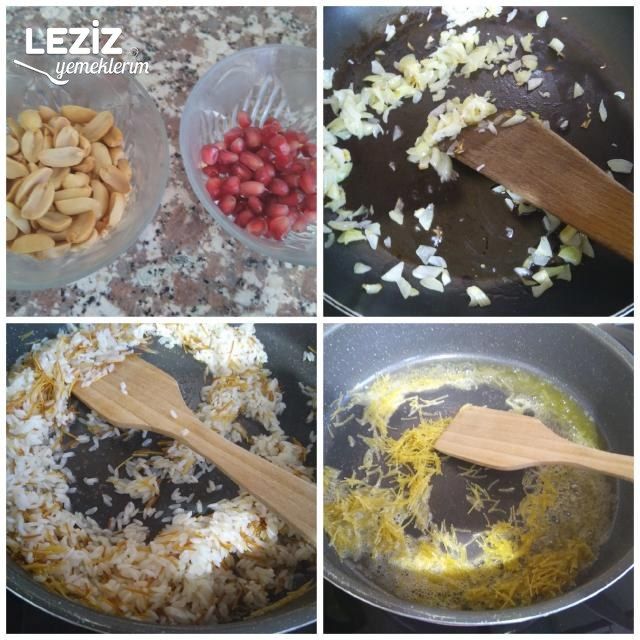 Yer Fıstığı Ve Narlı Pilav