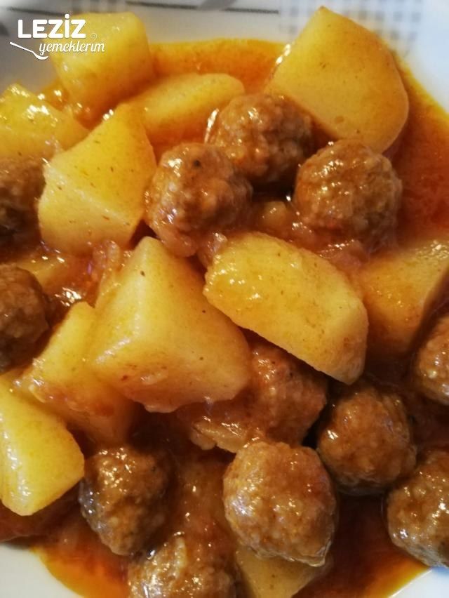 Patatesli Sulu Köfte Yapımı