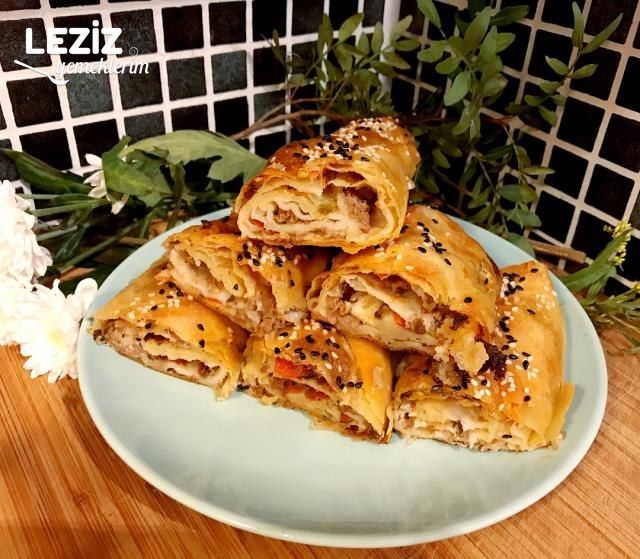 Kıymalı Çıtır Rulo Börek