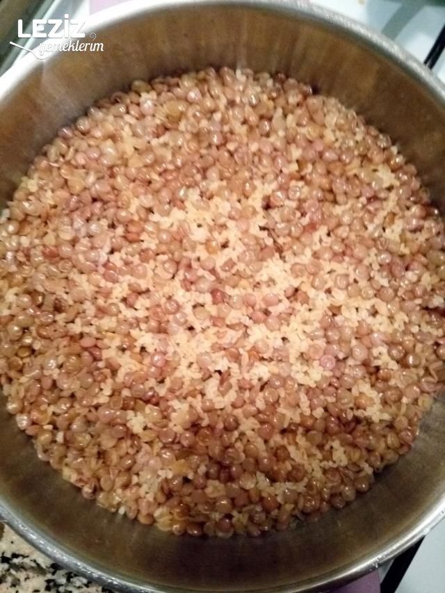 Yeşil Mercimekli Bulgur Pilavı