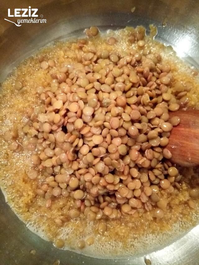 Yeşil Mercimekli Bulgur Pilavı