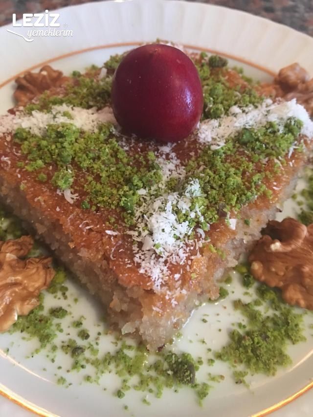 Cevizli Fıstıklı Kadayıflı Revani