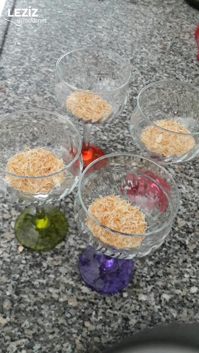 Kadayıflı Kremoleli Kuplar