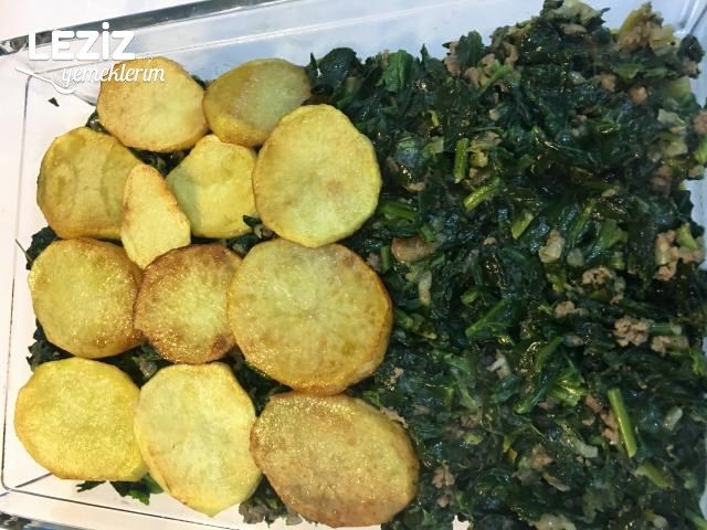 Aperatif Fırında Patatesli Ispanak Tarifi