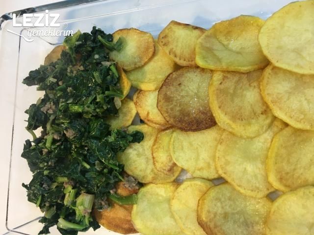 Aperatif Fırında Patatesli Ispanak Tarifi