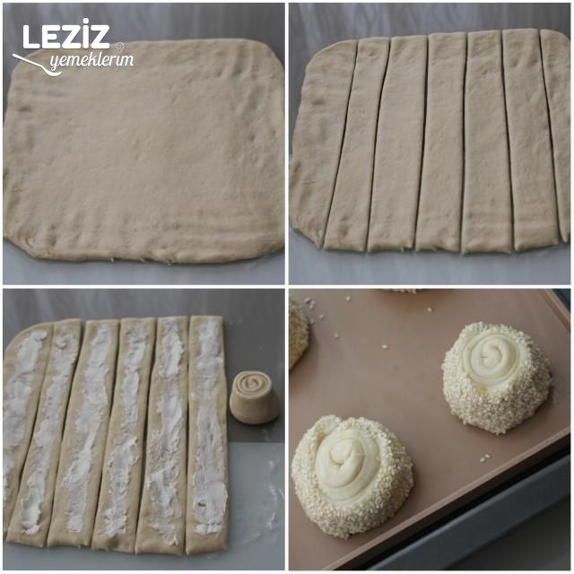 Krem Peynirli Rulo Poğaça