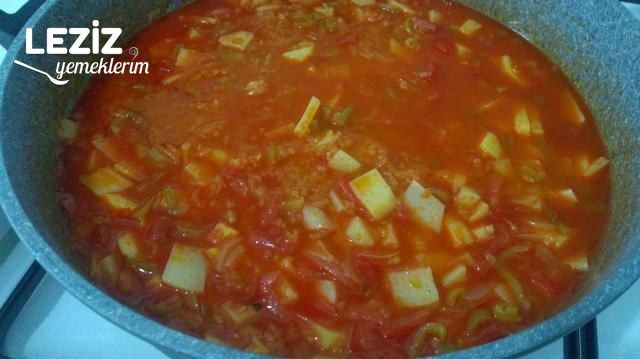 Kolay Sebzeli Bulgur Pilavı