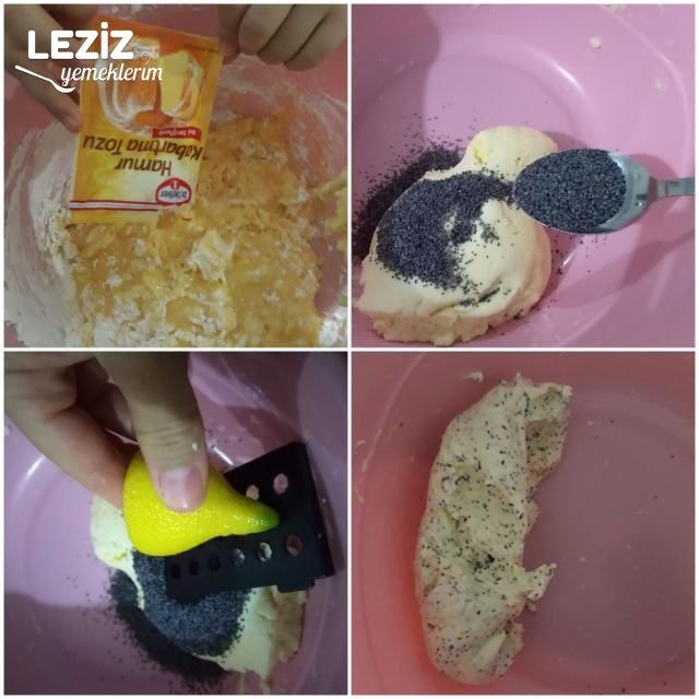 Haşhaşlı Bademli Enfes Kurabiye